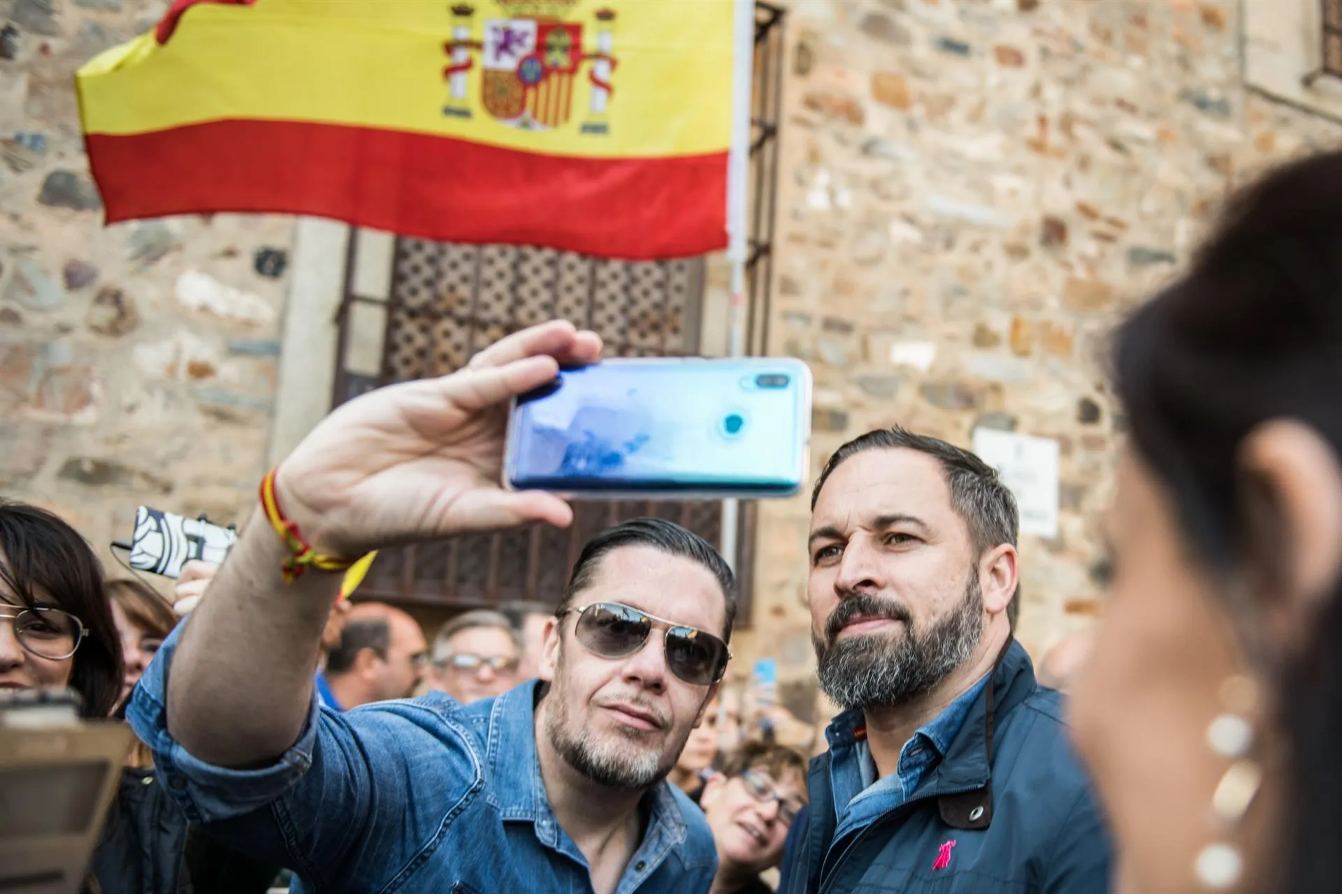 Abascal, con un fan / EP