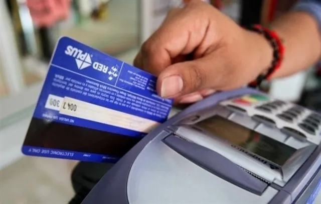 Una tarjeta de crédito