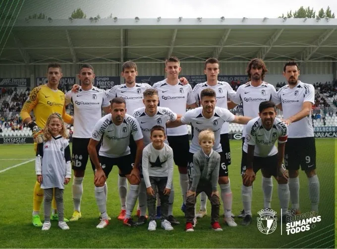 Once titular del Burgos en un encuentro de esta temporada / Burgos CF