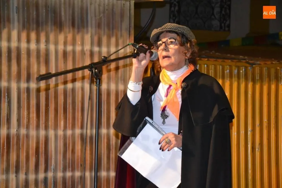 Charo Carpio fue nombrada pregonera por las peñas del Carnaval mirobrigense/Foto: David Rodriguez