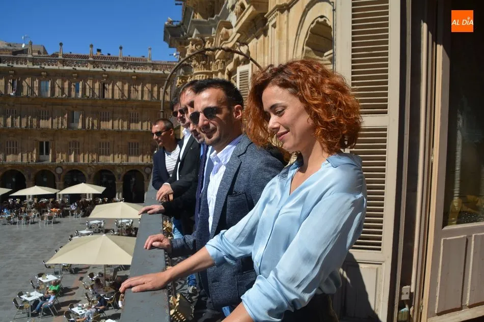 Foto 2 - El alcalde agradece a Amen&aacute;bar la elecci&oacute;n de Salamanca para rodar &lsquo;Mientras dure la guerra&rsquo;