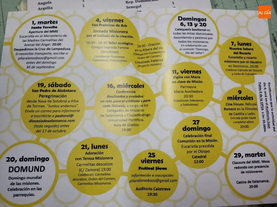 Foto 2 - El Mes Misionero Extraordinario llenar&aacute; Salamanca de propuestas solidarias