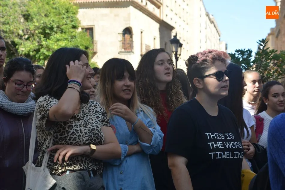 Foto 5 - Cientos de estudiantes salmantinos se manifiestan contra el cambio clim&aacute;tico