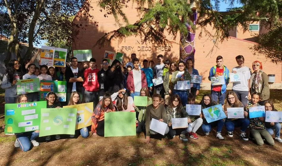 Significativa incidencia de la Huelga Mundial por el Clima en los institutos mirobrigenses  