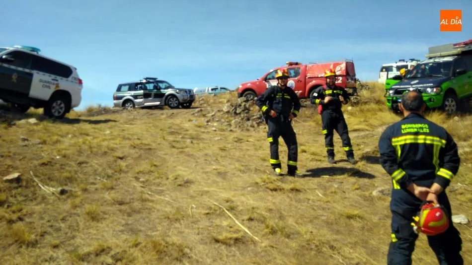 Foto 5 - Los Bomberos de Lumbrales participan en un simulacro de rescate en el Parque Natural del Duero...