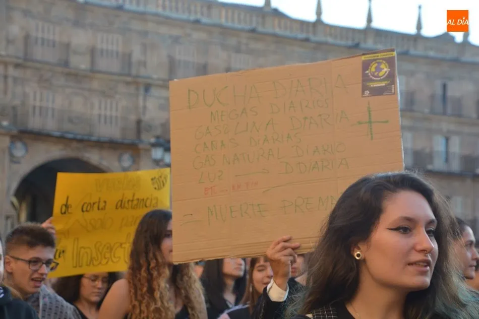 Foto 7 - Salamanca se echa a la calle por la&nbsp;manifestaci&oacute;n f&uacute;nebre a la Huelga Mundial por el Clima&nbsp;