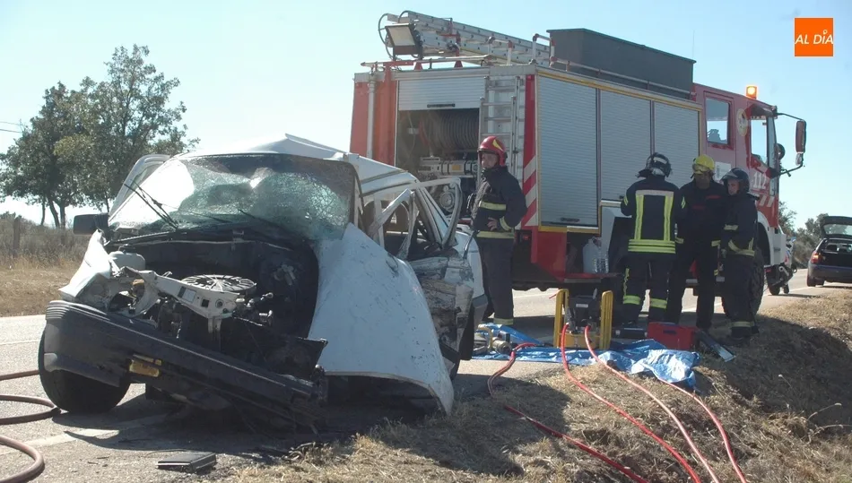 Estado en el que quedó el coche del conductor fallecido