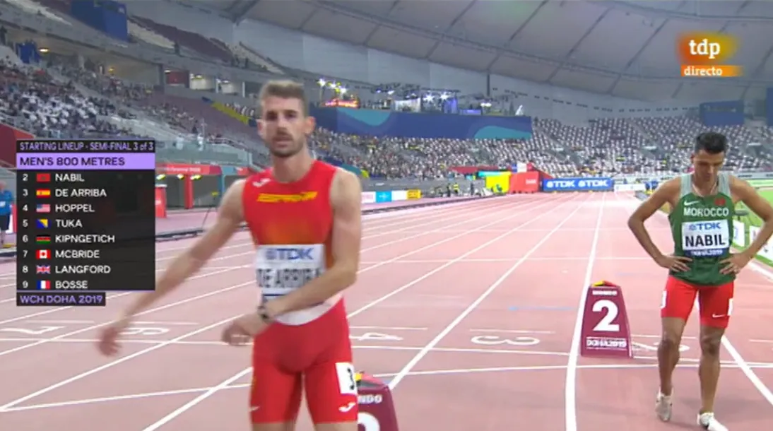 El gran sprint en la recta de meta no le sirve a Álvaro de Arriba para meterse en la final del...