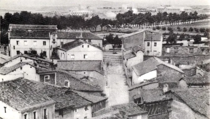 Salamanca en 1900, desde la Torre del Aire