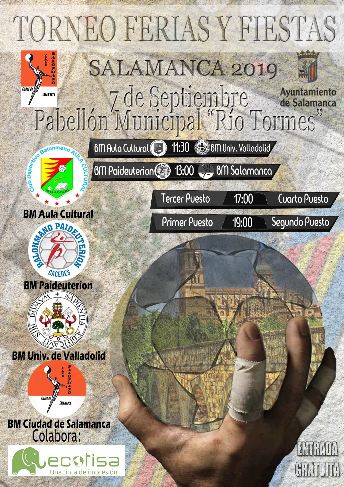 Foto 2 - El tradicional Torneo de Ferias medir&aacute; al BM Salamanca, UVA, Aula Cultural y Paideuterion