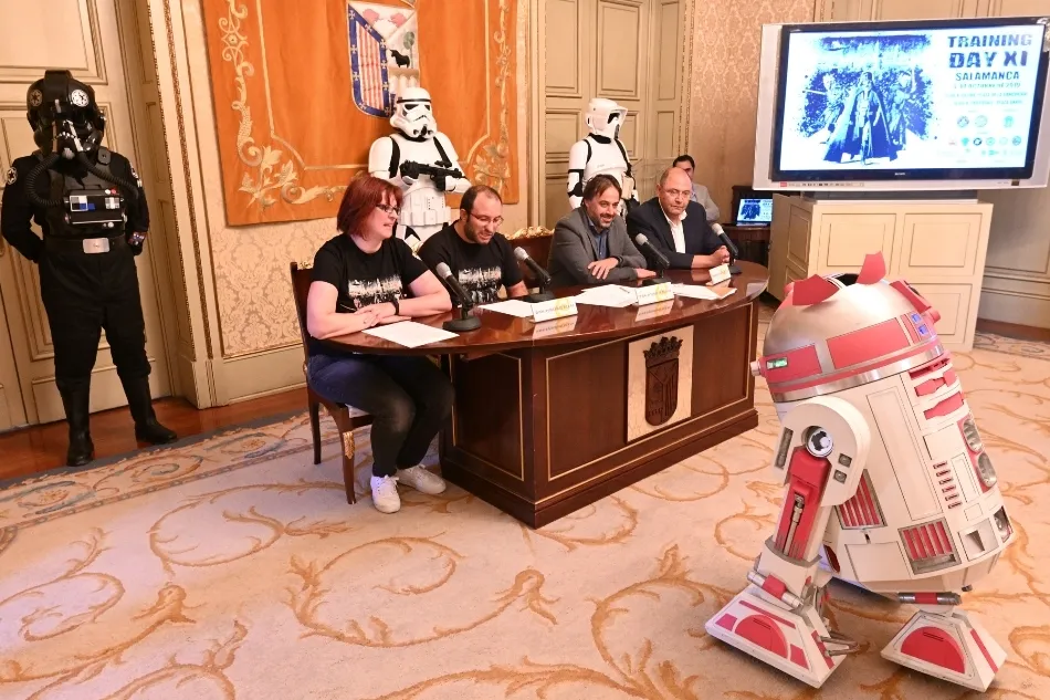 Presentación de estos actos relacionados con Star Wars, en el Ayuntamiento