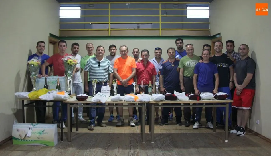 Participantes en la pasada edición del Campeonato de Frontenis en Vitigudino