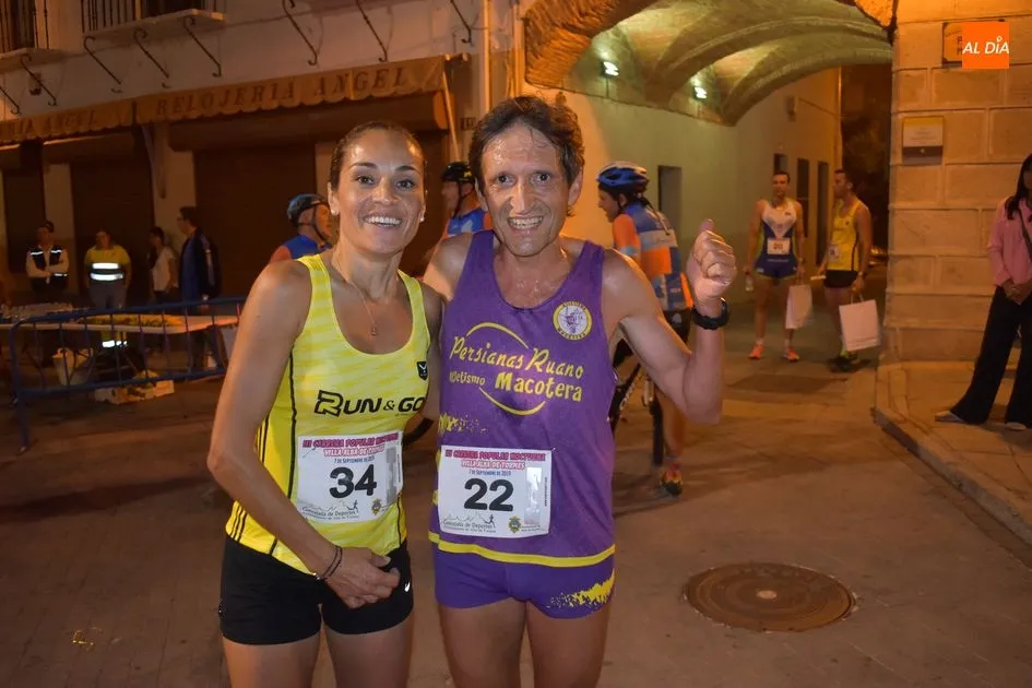 Lourdes Lobato y Ricardo Adrados ganadores de la carrera absoluta