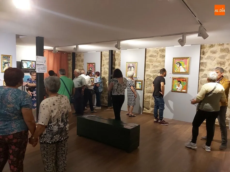Foto 3 - Ram&oacute;n S. Anteportalatina muestra su arte en San Mart&iacute;n del Casta&ntilde;ar