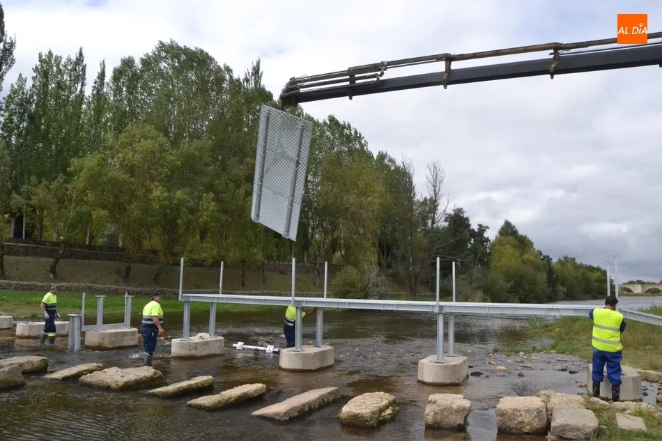 Adiós a la pasarela del Águeda  