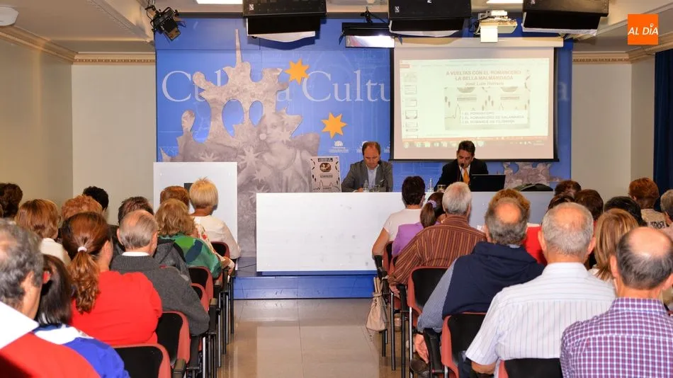 Un momento de la charla impartida por Herrero Ingelmo en la Sala de la Palabra. Foto: Ángel Merino