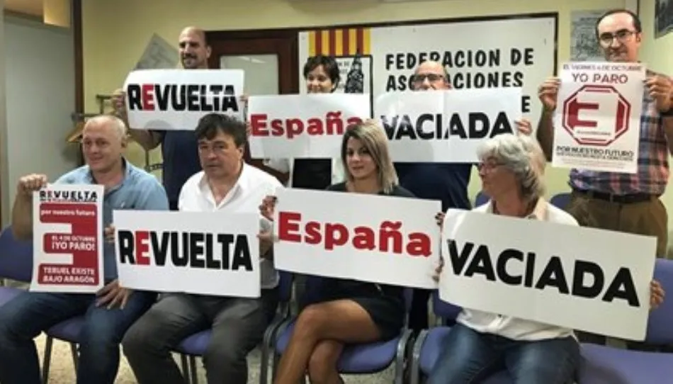 La plataforma de la España Vaciada ha instado a todos los ciudadanos a secundar un paro de cinco minutos este viernes, 4 de octubre, a las 12.00 horas. Foto de Europa Press