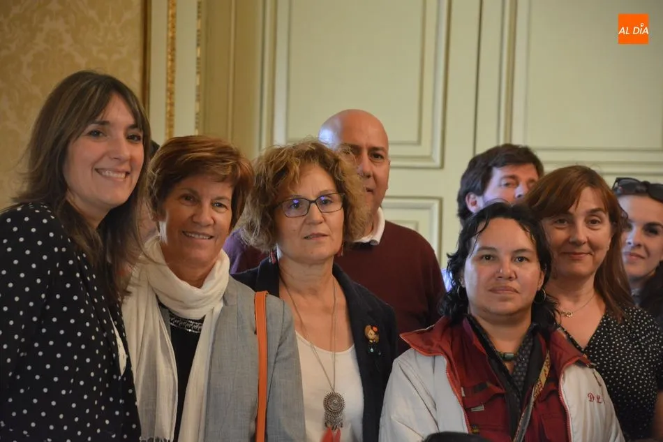 Foto 6 - Recepci&oacute;n en el Ayuntamiento a los participantes en el Encuentro sobre Discapacidad Intelectual y...