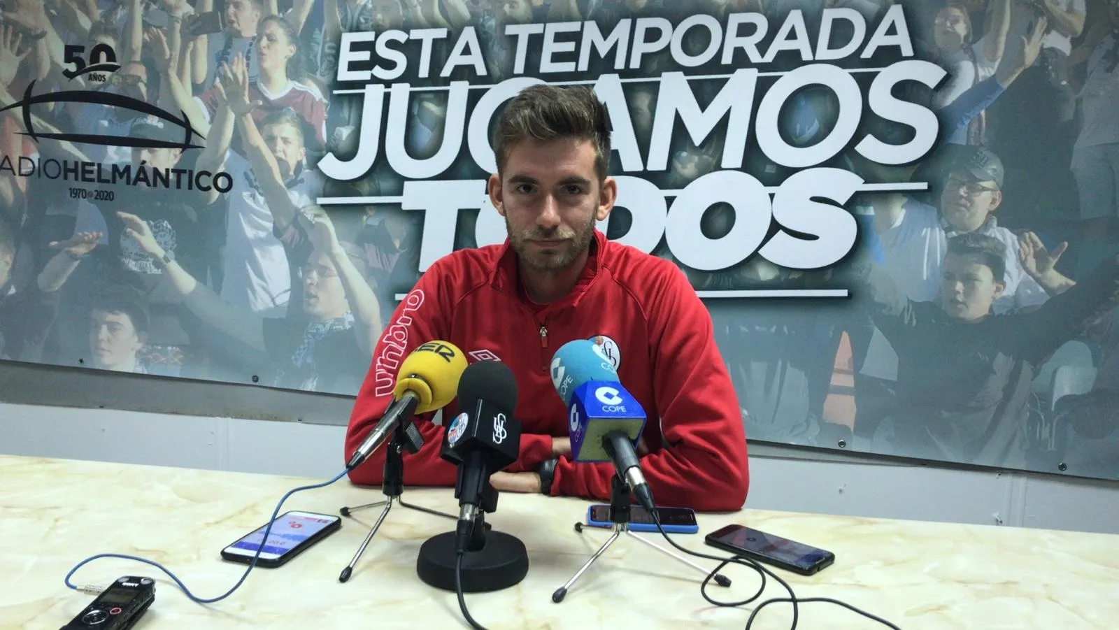 Pablo Cortés durante la rueda de prensa / Pedro Zaballos