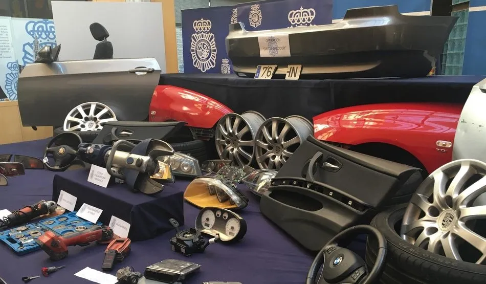 Las piezas eran de gama media, de las marcas BMW y Seat, con una antigüedad de entre cinco y diez años | EP