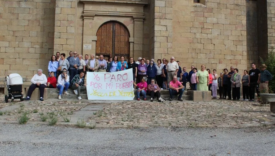 Yecla de Yeltes se suma al parón por la España Vaciada  