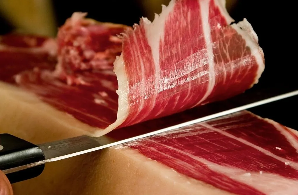 Un trozo de jamón ibérico