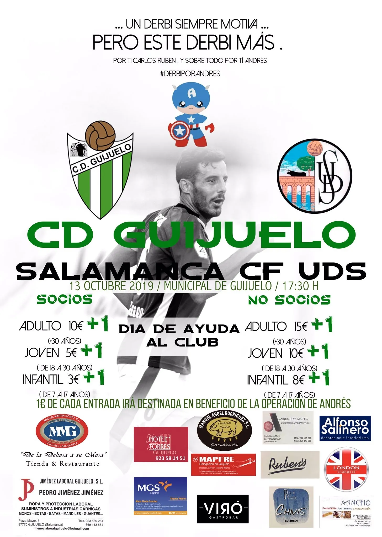 Listado de precios publicados por el Guijuelo