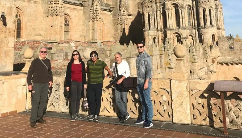Periodistas americanos en su visita a Salamanca
