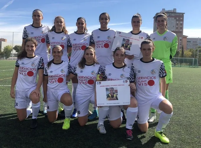 Once titular del Salamanca Femenino frente al San Pío / Twitter