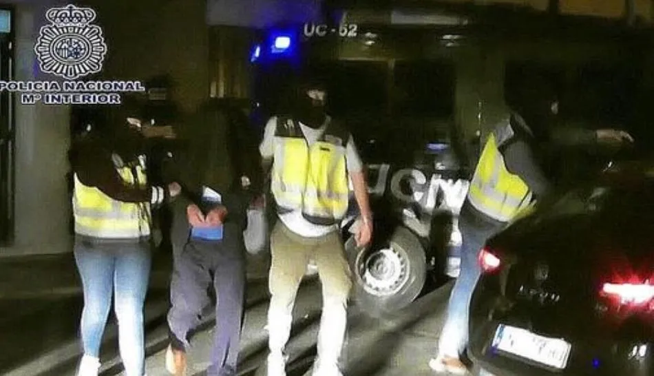 Detención de este presunto yihadista en Parla (Madrid). Foto de la Policía Nacional