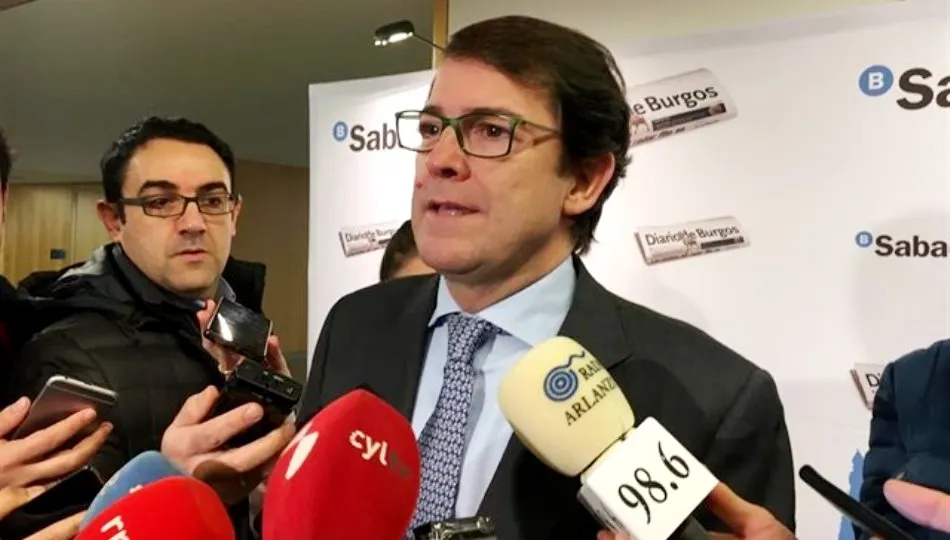 El presidente de la Junta de Castilla y León, el salmantino Alfonso Fernández Mañueco