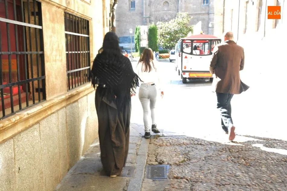 Foto 5 - Primeras tomas en Salamanca del rodaje de la pel&iacute;cula sobre el arzobispo Claret