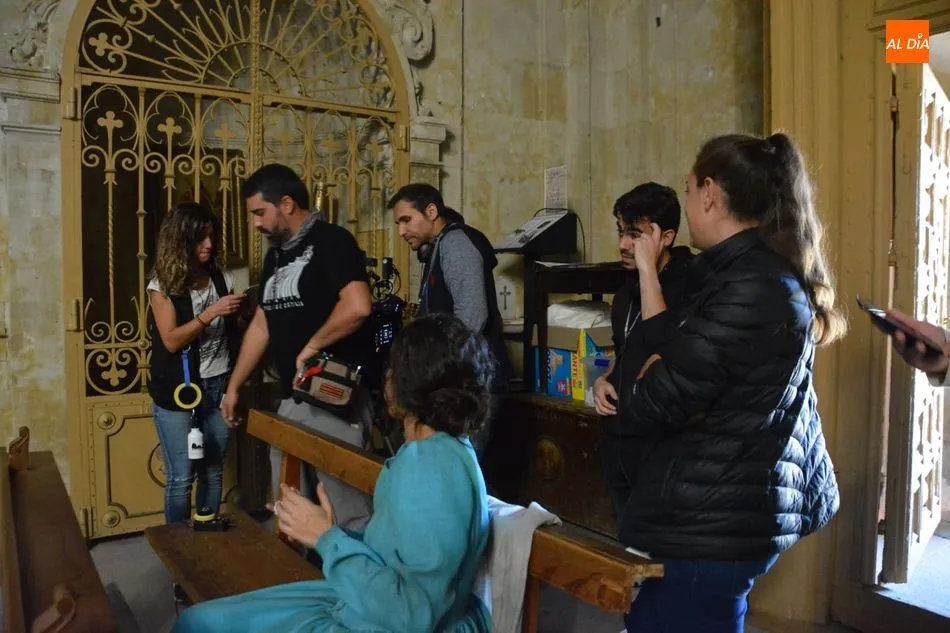 Foto 4 - Primeras tomas en Salamanca del rodaje de la pel&iacute;cula sobre el arzobispo Claret