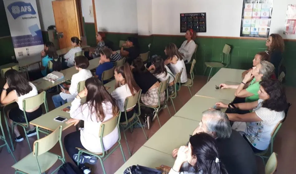 Foto 2 - El IES Fray Diego acoge una nueva sesi&oacute;n informativa de AFS Intercultura  