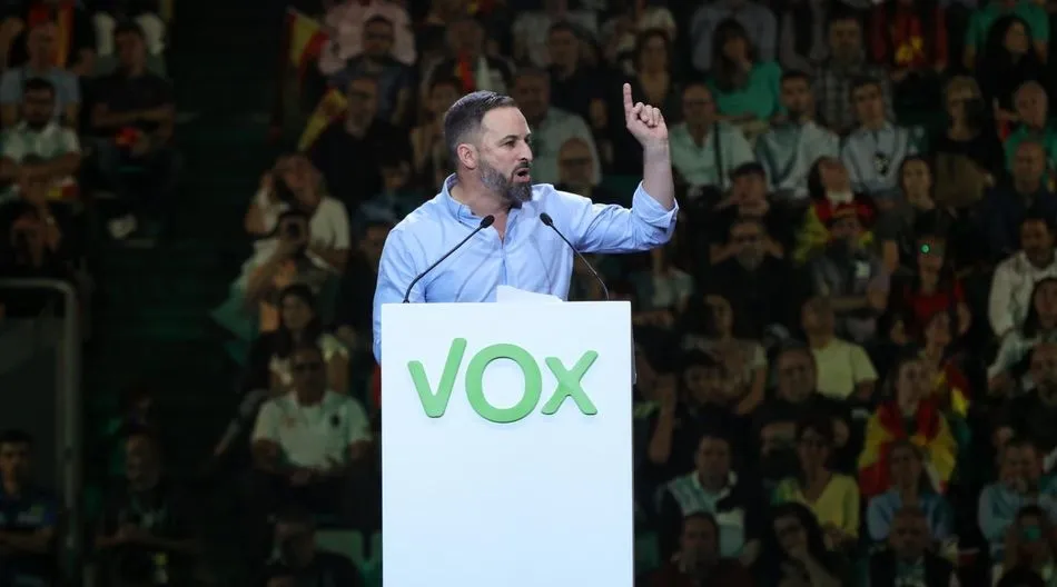 El presidente de Vox, Santiago Abascal