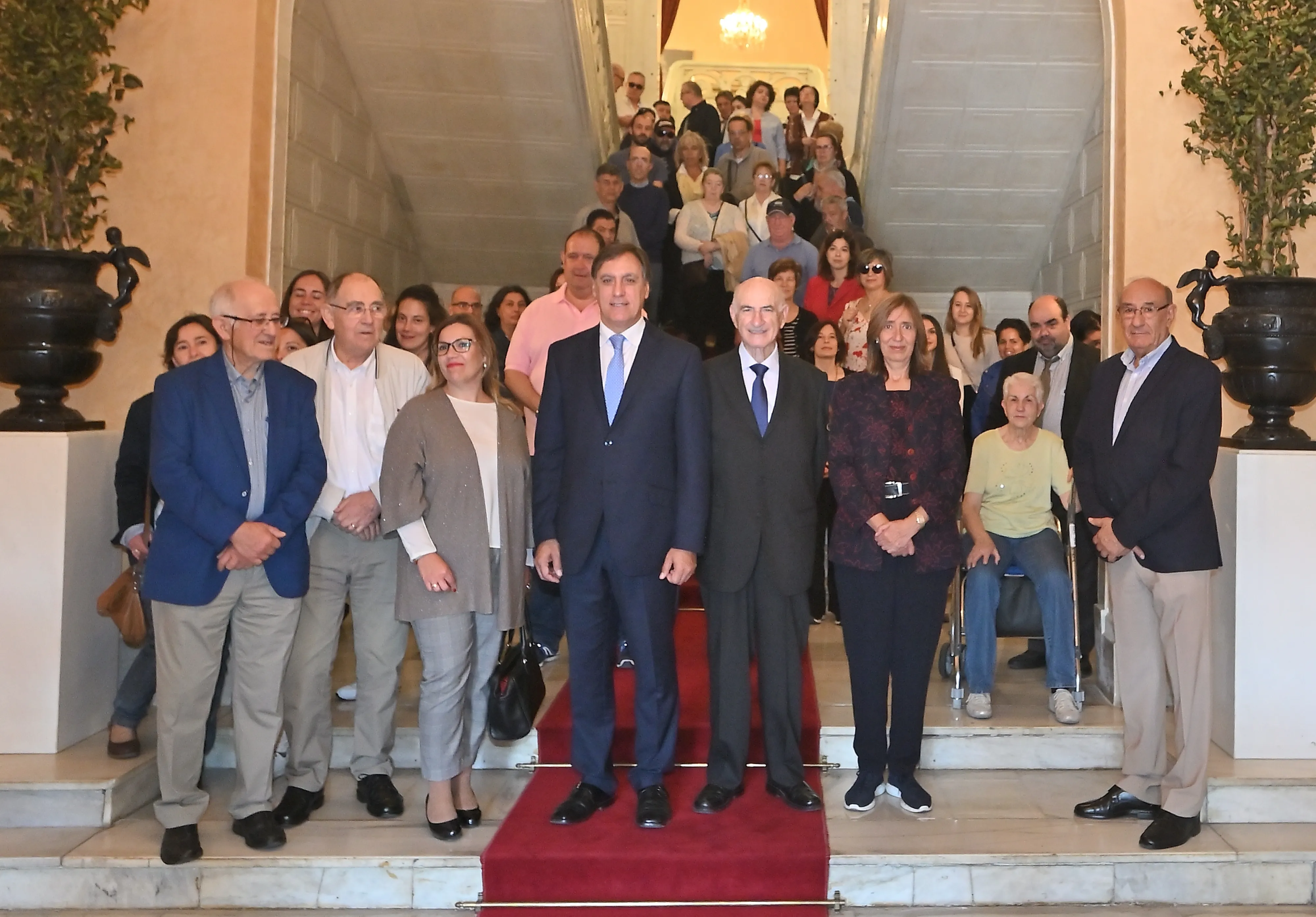 Visita al Ayuntamiento de la Asociación de Familiares de Enfermos Crónicos de Salamanca AFEMC-FEAFES
