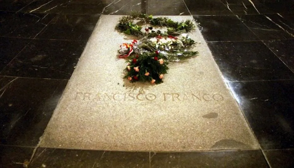 Tumba de Franco en el Valle de los Caídos. Foto de EP
