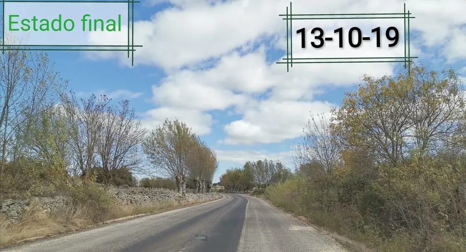 Estado actual de la carretera DSA-460 entre Yecla de Yeltes y el puente de Bogajo