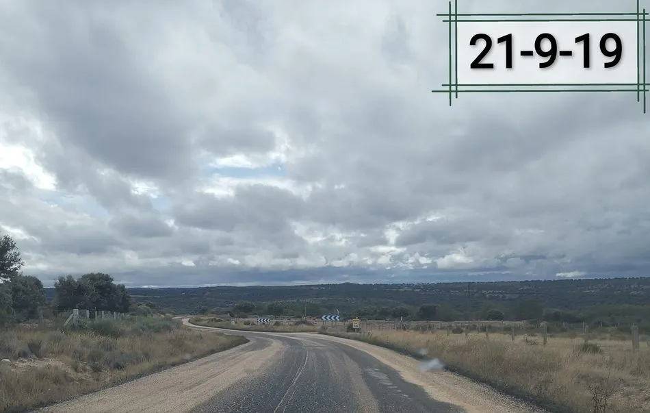 Foto 5 - Peligroso estado de la carretera entre Yecla de Yeltes y el puente de Bogajo  