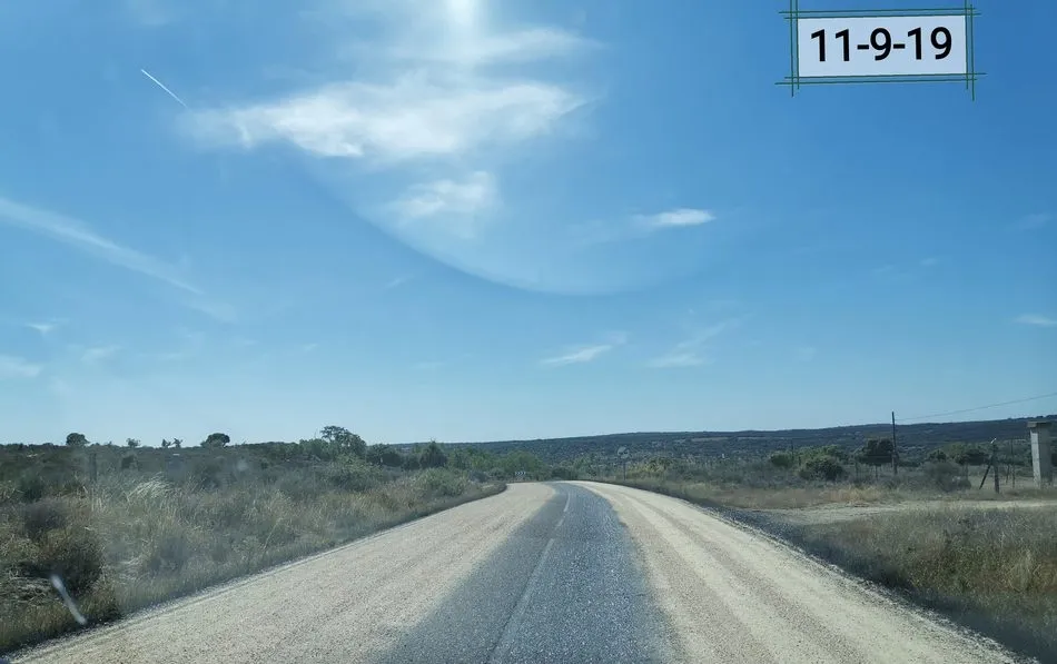 Foto 4 - Peligroso estado de la carretera entre Yecla de Yeltes y el puente de Bogajo  