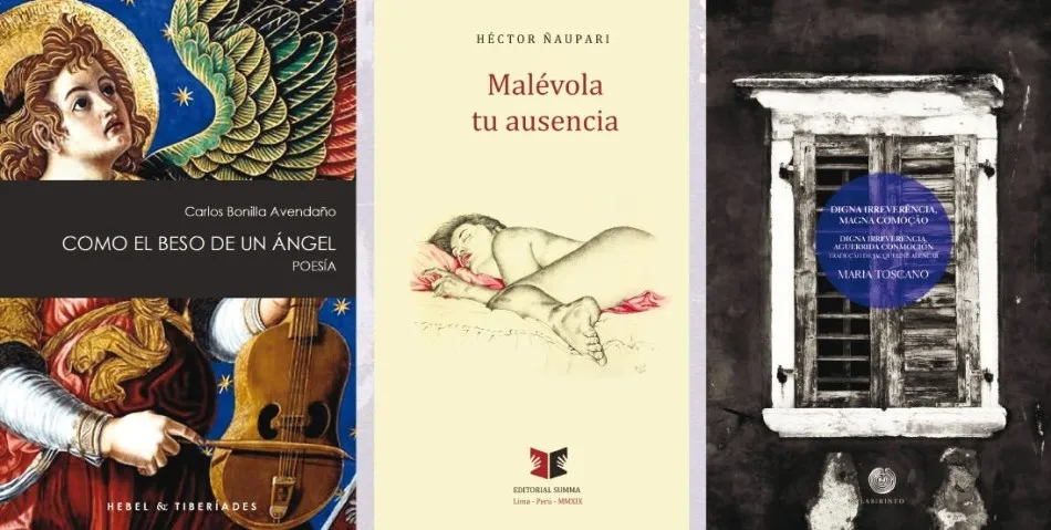 Portadas de estos poemarios