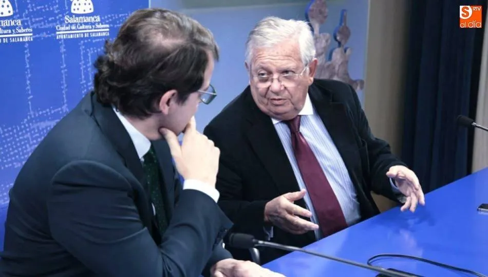 El veterano periodista Fernando Jáuregui en una visita anterior a Salamanca