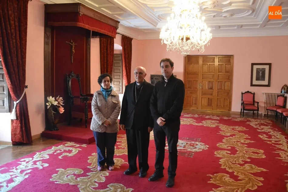 Ana Lucas, Jesús García Burillo, y Roberto Vegas, actual delegado de Patrimonio