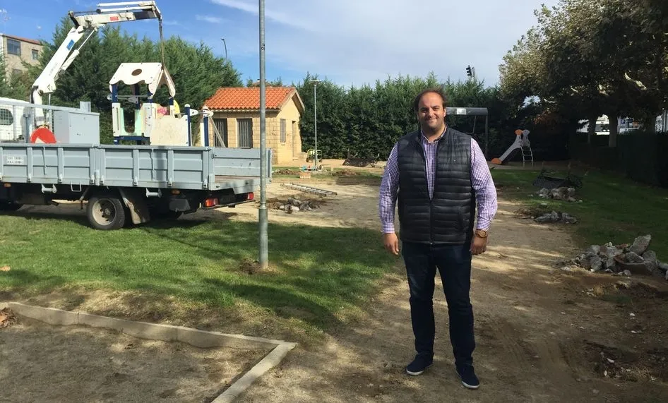 La zona infantil del Parque del Pozuelo de Guijuelo cierra por obras  