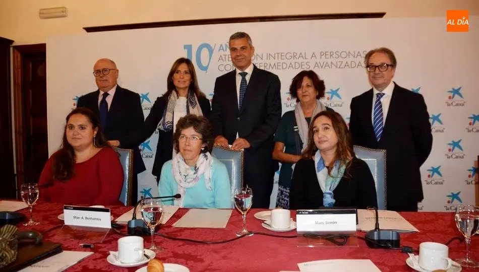 Presentación del balance de la primera década del programa de acompañamiento al final de la vida de “la Caixa” en Castilla y León. Foto de Lydia González