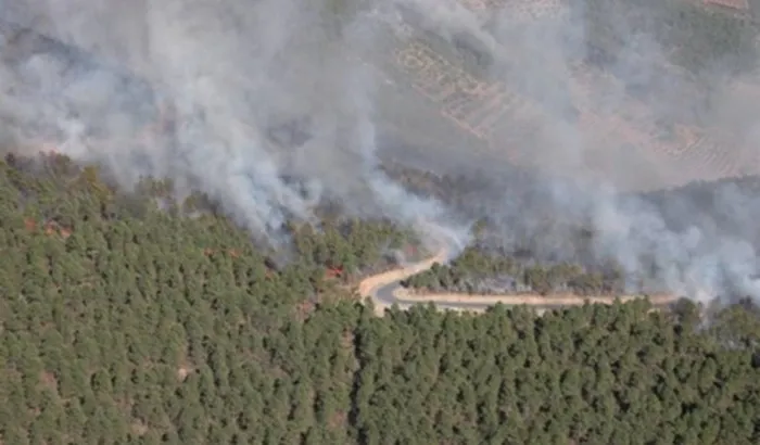 Imagen del grave incendio que hubo en 2003