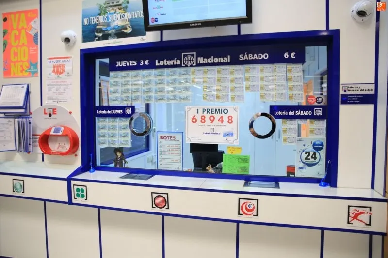 Imagen de archivo de una administración de Lotería
