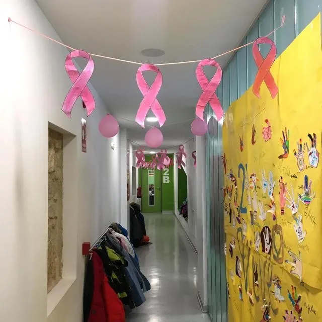 Foto 5 - El colegio Calasanz se &ldquo;viste de rosa&rdquo;  