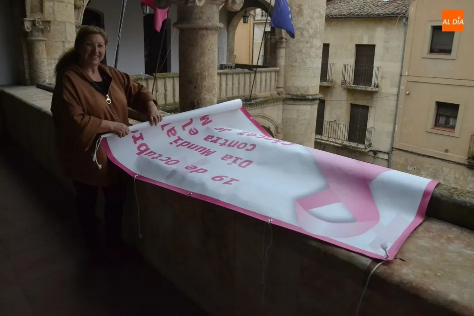 Foto 6 - El D&iacute;a Mundial contra el C&aacute;ncer de Mama se deja ya sentir en la Plaza Mayor  