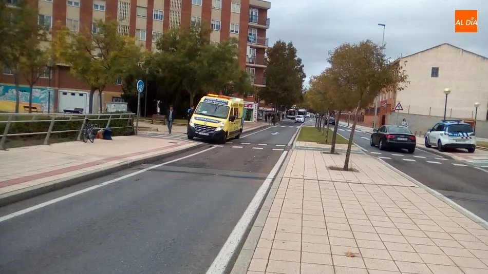 Foto 3 - Atropellado un ciclista en la carretera de Ledesma